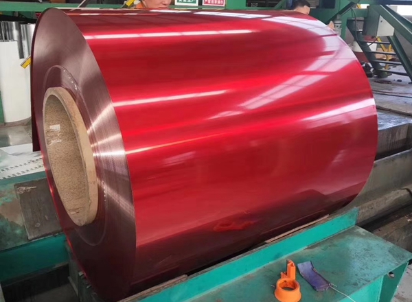 Painted aluminum coil